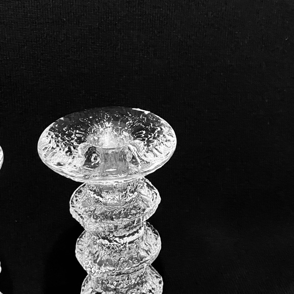 Festivo By IITTALA Set of 2 Single Light 3 Rings Candle Holders Timo Sarpenera. - Picture 3 of 12